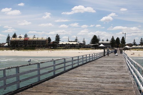 Row of terrace houses opposite Grange Jetty