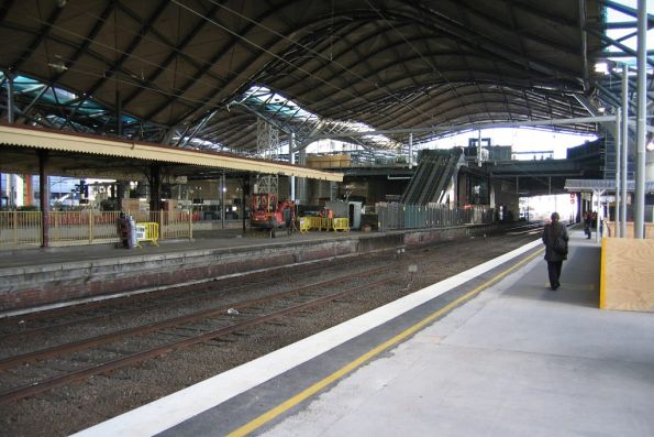 Platform 9/10 before demolition at Spencer Street