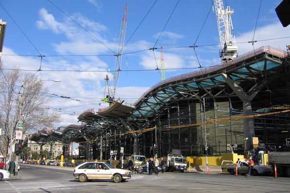 View south along Spencer Street