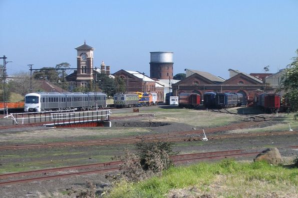 New Siemens set awaiting entry to service at Newport Workshops