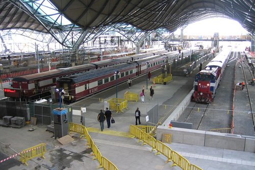 Looking west from above platform 2/3