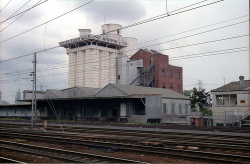 Lennon St 001 James Minifie flour mill complex from Childers St, Flemington-Kensington 1984 sheet 68  34