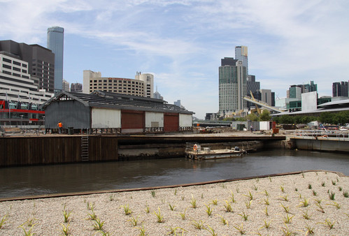 Restoring the wharf sheds at the Duke's and Orr's dry dock