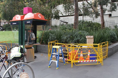 Installing a Telstra Air wifi hotspot at an existing payphone