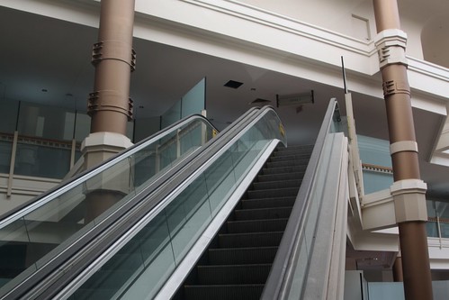 Abandoned top floors of the Myer Centre in Adelaide