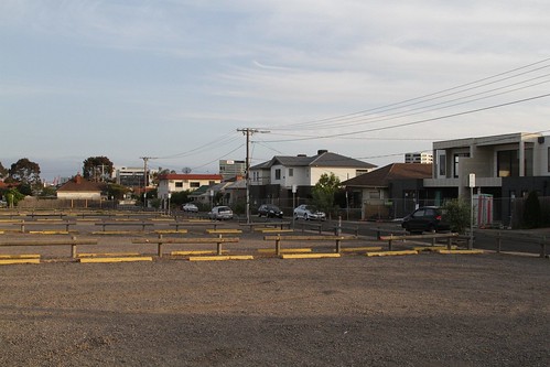 Gravel car park at Victoria University has swallowed up the surrounding neighbourhood