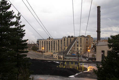 Western side of the Energy Brix briquette plant at Morwell