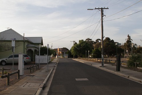 David Street used to be lined with houses, now just a car park