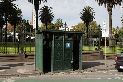 Cast iron public urinal at Nicholson and Albert Street