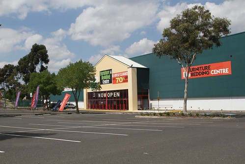 Former Bunnings Warehouse store in Epping now a furniture and bedding clearance centre