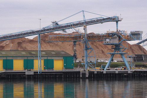 New Woodchip loader at Corio Quay North