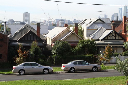 Timber cottages in Kensington