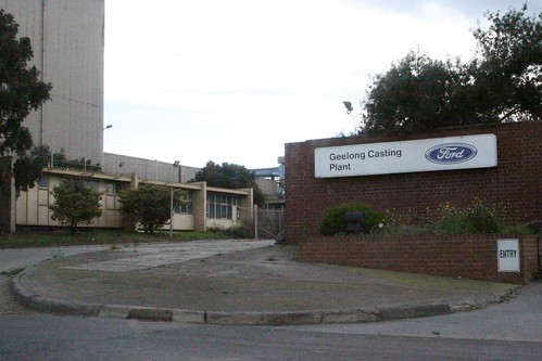 Main gate to the Ford Casting Plant in Geelong