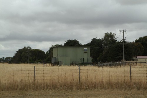 Tin shed country telephone exchange at Streatham, Victoria