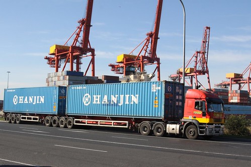 'High Productivity Freight Vehicle' at the Port of Melbourne