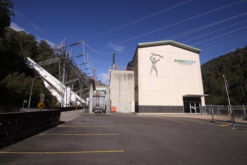 Carpark at Murray 1 Power Station