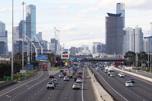 West Gate Freeway at CityLink