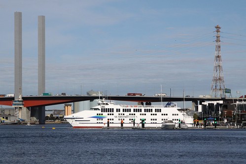 Morning morning, and MV Queenscliff still berthed at Waterfront City, after the open day on Sunday