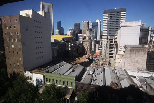 Overview of the site from Curtin House