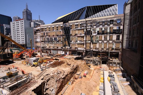 Construction work starts on the new 'Emporium' shopping centre