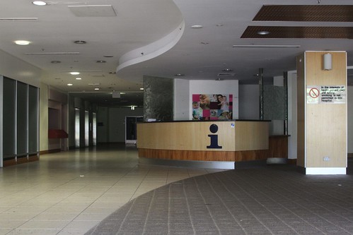 Abandoned foyer of the former Royal Women's Hospital 