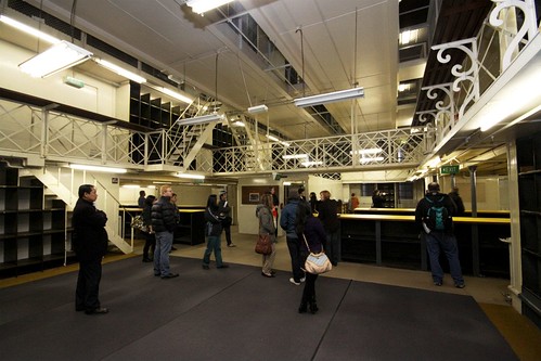 Three levels of fun inside the main strongroom