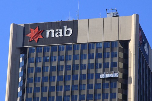 Window washers descend the NAB Building