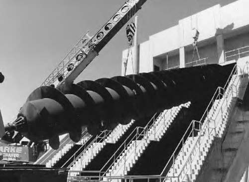 Black Rock treatment plant construction in the 1980s