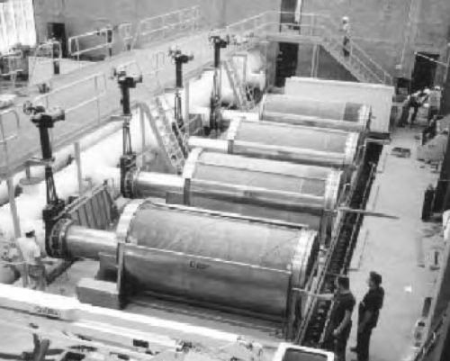 Black Rock treatment plant construction in the 1980s