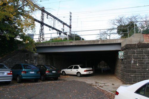 Underline bridge at Hawthorn city end