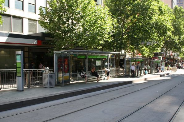 Town Hall platform stop on Collins Street at Swanston