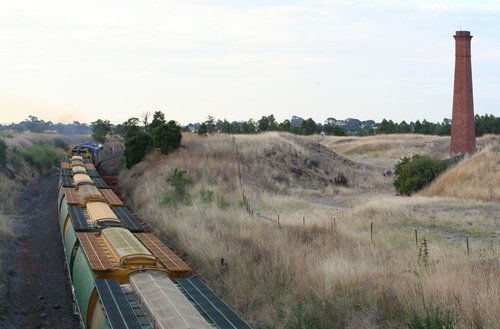 El Zorro grain outside Lethbridge passing the old quarry