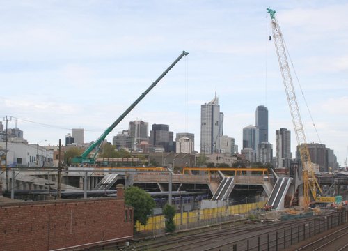 New escalators in place