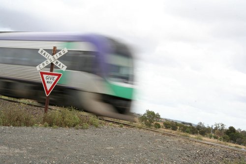 Vlocity passes through an unprotected level crossing of DOOM!