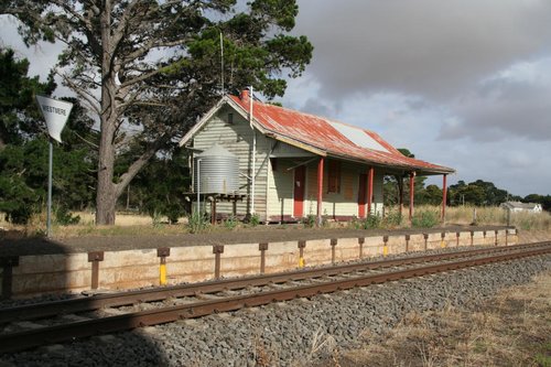 Station building and location board