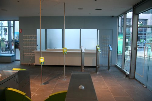 New customer service counter at the Myki discovery centre