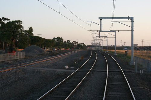 Slew of the standard gauge line for Coolaroo station complete