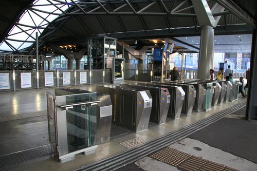 Barriers open at Southern Cross for the free travel day, Friday January 30