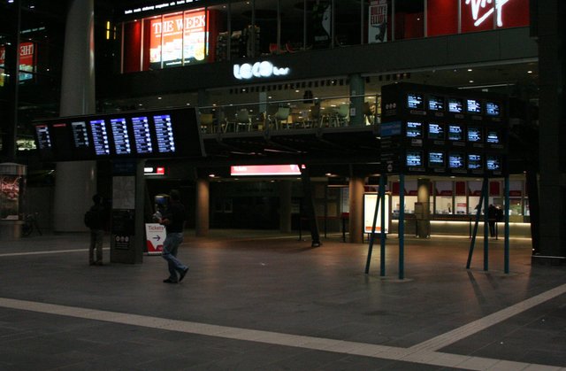 Suburban train displays finally working after three years