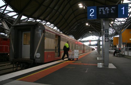 The last parcels traffic on V/Line - blood products