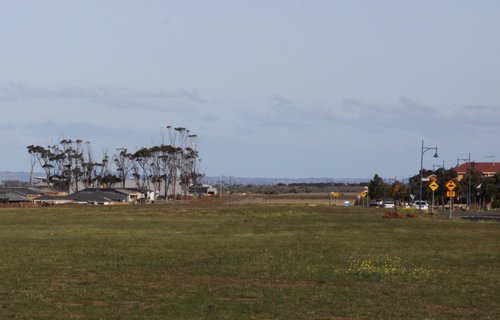 Looking south towards Lollypop Creek and Greens Road