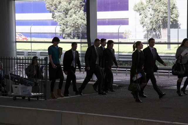 Pollies emerge from the subway