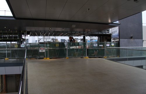 New concourse open for interchange, station building still being worked on 