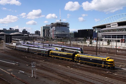 Waiting for a signal onto the main line