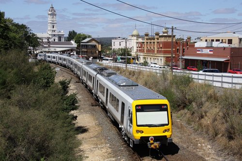 Arrival into Ballarat station