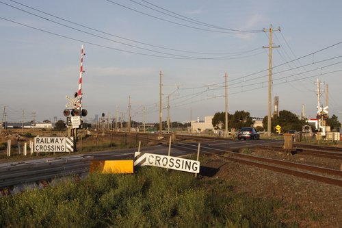 Overview of the crossing looking east