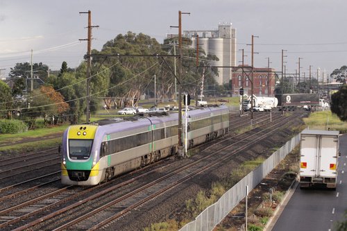 VLocity VL12 and classmate on the up depart Albion