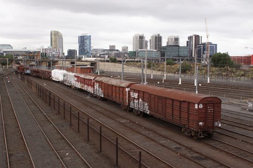 Louvred vans, flour hoppers, then the motorail wagons...