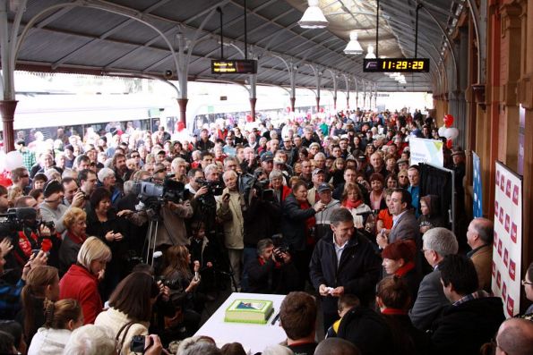 Quite a crowd in attendance at Maryborough