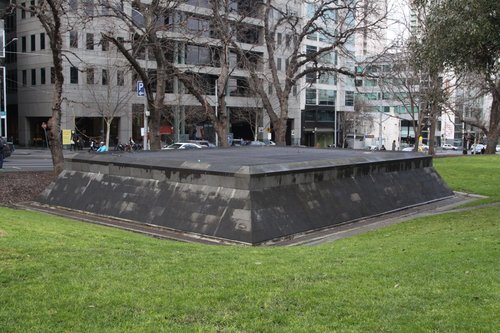 Upper level of the Flagstaff Gardens draft relief shaft